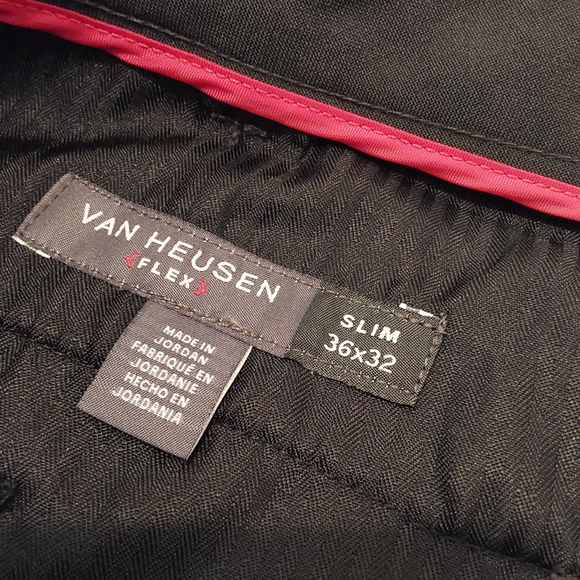🌺 NWT Mens Van Heusen Slim Fit Flex Dress Pants - Picture 3 of 8